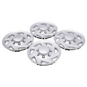 DURAFORCE 4 NEW For 99-18 Ford Econoline E250 E350 E450 Hubcap Silver Van Full Wheel Cover