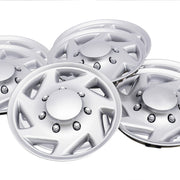 DURAFORCE 4 NEW For 99-18 Ford Econoline E250 E350 E450 Hubcap Silver Van Full Wheel Cover