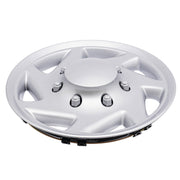 DURAFORCE 4 NEW For 99-18 Ford Econoline E250 E350 E450 Hubcap Silver Van Full Wheel Cover