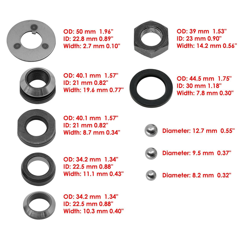DURAFORCE Complete Steering Column Repair Kit for Massey Ferguson 35 65 135 150 148 158