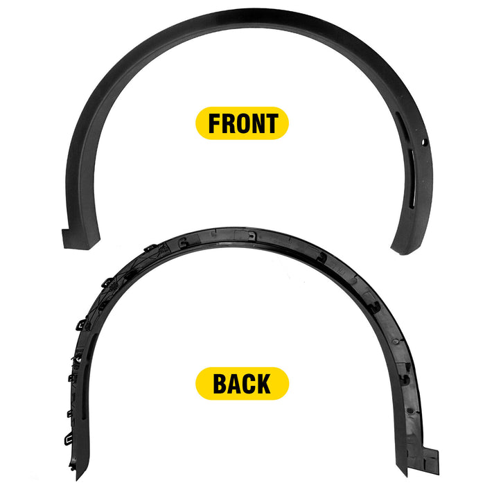 DURAFORCE Front Right Fender Flare Fit For 2016-2021 Tesla Model X Wheel Well Arch Molding