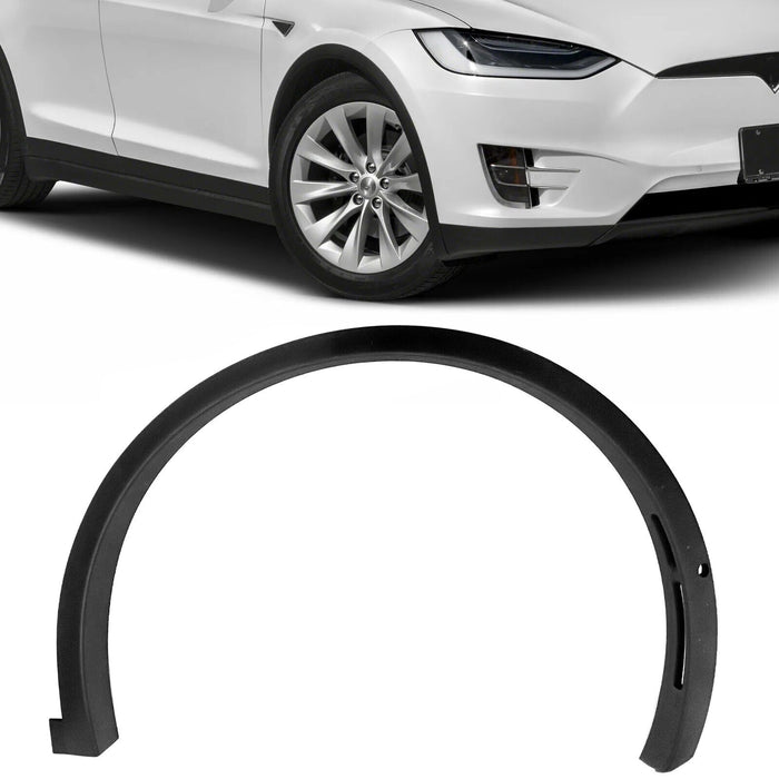 DURAFORCE Front Right Fender Flare Fit For 2016-2021 Tesla Model X Wheel Well Arch Molding