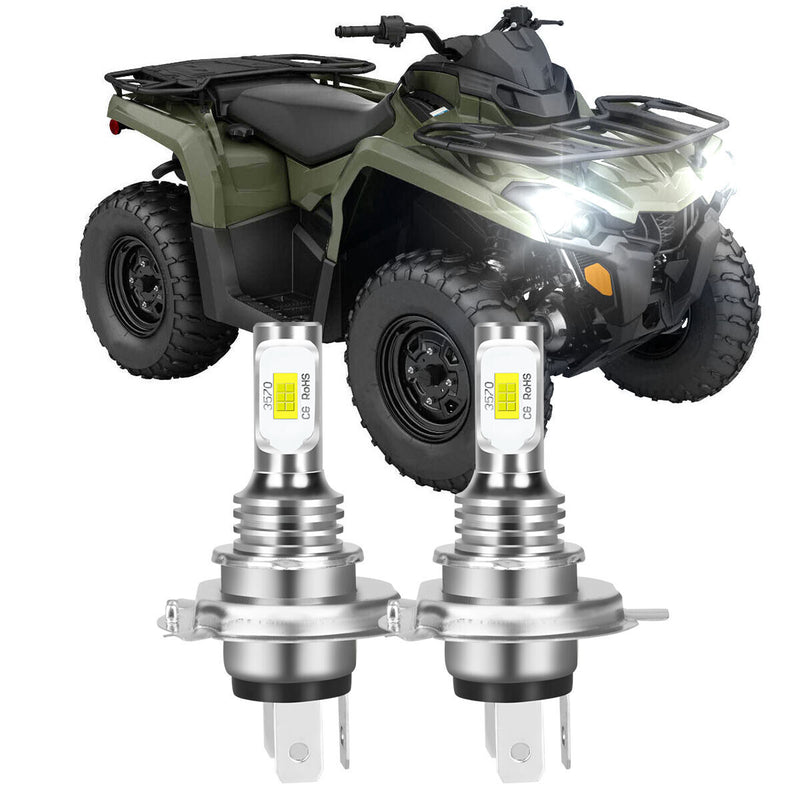 DURAFORCE Super bright LED headlight bulbs for Can-Am Outlander L MAX 570 2016 710000871 2PCS