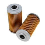 DURAFORCE 2Pcs Fuel Filter CH15553 for John Deere 1435 2500 415 425 445 455 X495 X595 6X4