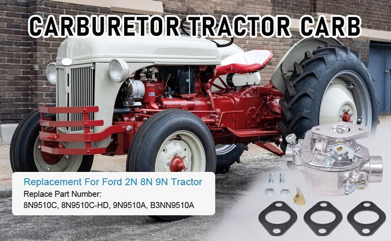 DURAFORCE Carburetor For Ford Tractor 2N 8N 9N Heavy Duty 8N9510C-HD Marvel Schebler