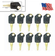 DURAFORCE 10 Keys For CAT Caterpillar Heavy Equipment Ignition Key 5P8500