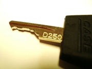DURAFORCE 5Pcs Keys For Case IH Ignition Keys Tractor Skid Steer Digger Excavator Dozer