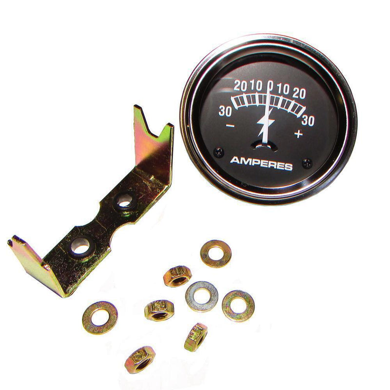 DURAFORCE Universal 30 AMP Ammeter Gauge for Various Tractors & Equipment Fits 2" Hole