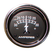 DURAFORCE Universal 30 AMP Ammeter Gauge for Various Tractors & Equipment Fits 2" Hole