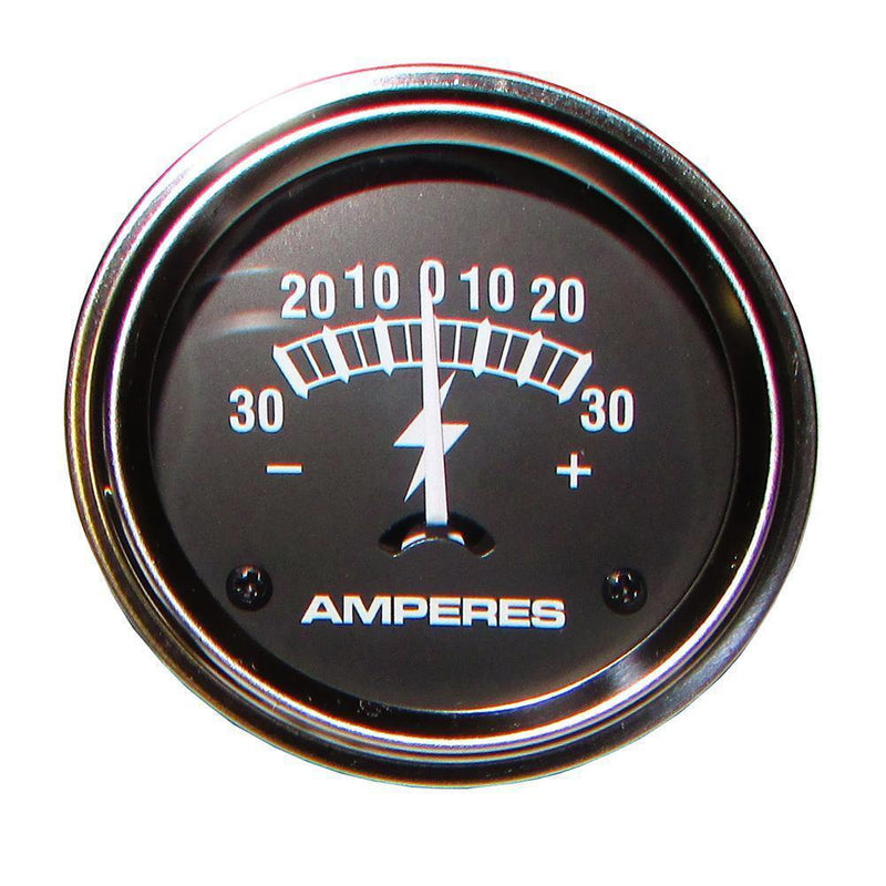 DURAFORCE Universal 30 AMP Ammeter Gauge for Various Tractors & Equipment Fits 2" Hole