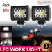 DURAFORCE 12V 4inch 60W LED Work Light Headlights fit John Deere Case New Holland Tractor