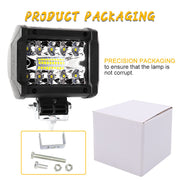 DURAFORCE 12V 4inch 60W LED Work Light Headlights fit John Deere Case New Holland Tractor