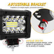 DURAFORCE 12V 4inch 60W LED Work Light Headlights fit John Deere Case New Holland Tractor