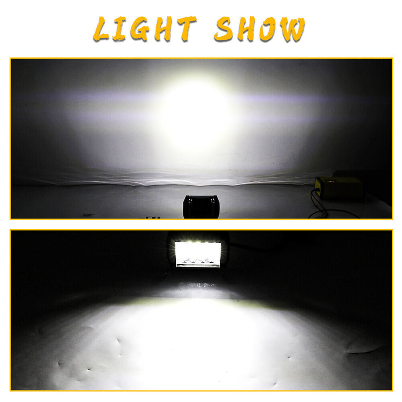 DURAFORCE 12V 4inch 60W LED Work Light Headlights fit John Deere Case New Holland Tractor
