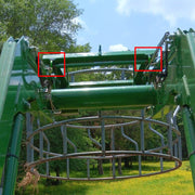 DURAFORCE Attachment Weld ON Mounting Brackets Part For Global Quicke Euro Style Tractor