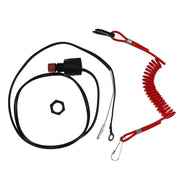 DURAFORCE Kill Stop Switch Safety Lanyard 6E9-82575-09 for Yamaha Outboard 15HP 25HP 30HP