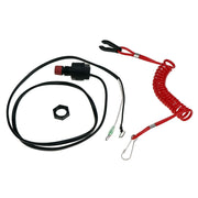 DURAFORCE Kill Stop Switch Safety Lanyard 6E9-82575-09 for Yamaha Outboard 15HP 25HP 30HP
