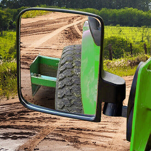 DURAFORCE Pair 220lb Rated Magnet Tractor Side Mirror LH & RH Fit For Kubota John Deere