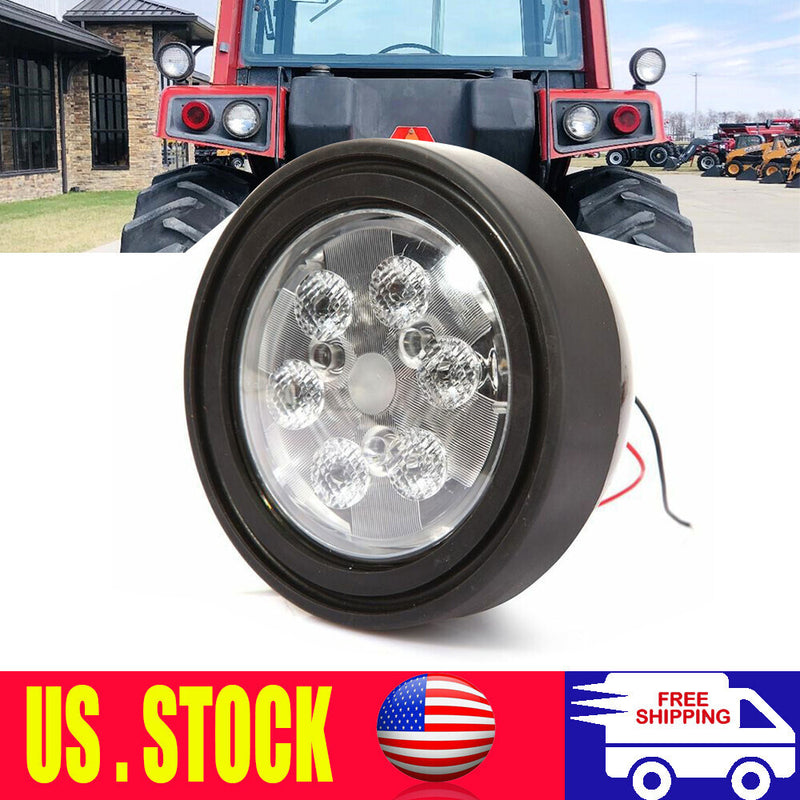 DURAFORCE Par36 30W LED Work Light Headlight Flood For Case IH John Deere International