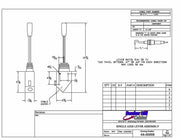 DURAFORCE Cable Control Lever, For Remote Hydraulic Valves, Single Axis, Spring Centered,