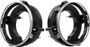 DURAFORCE Front Left & Right Side Headlight Bulb Brackets Buckets For 97-06 Jeep Wrangler