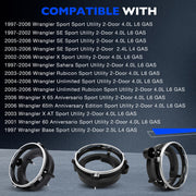 DURAFORCE Front Left & Right Side Headlight Bulb Brackets Buckets For 97-06 Jeep Wrangler