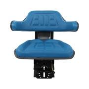 DURAFORCE Universal Tractor Suspension Seat Blue For Ford Holland 4000 4100 4110 4600 5600