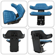 DURAFORCE Universal Tractor Suspension Seat Blue For Ford Holland 4000 4100 4110 4600 5600