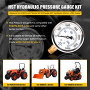 DURAFORCE Replaces KUBOTA HST Boost Kit W/Gauge HST Hydraulic Shims for KUBOTA MX 2017+