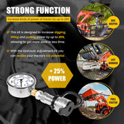 DURAFORCE Replaces KUBOTA HST Boost Kit W/Gauge HST Hydraulic Shims for KUBOTA MX 2017+