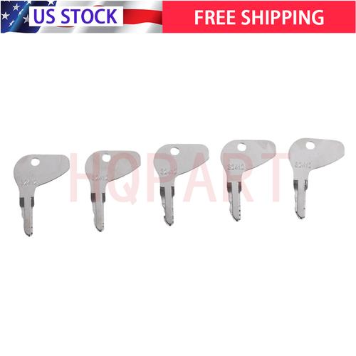 DURAFORCE 5 Ignition Keys For Kubota L G & M Series Tractors H32412 35260-31852