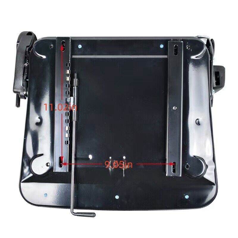 DURAFORCE Tractor Forklift Seat Excavator Universal Adjustable Backrest Armrest Safty Belt