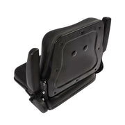 DURAFORCE Tractor Forklift Seat Excavator Universal Adjustable Backrest Armrest Safty Belt