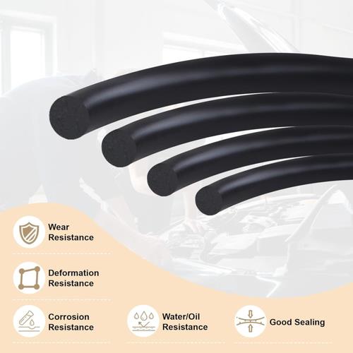 DURAFORCE 21 Size Rubber O Ring Set,1050 Pcs Black Small O Rings Assortment Kits,Assort...