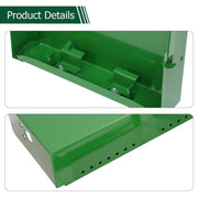 DURAFORCE LH+RH Powder Coated Battery Box w/ Bracket For John Deere 4010 4020 4320 4520