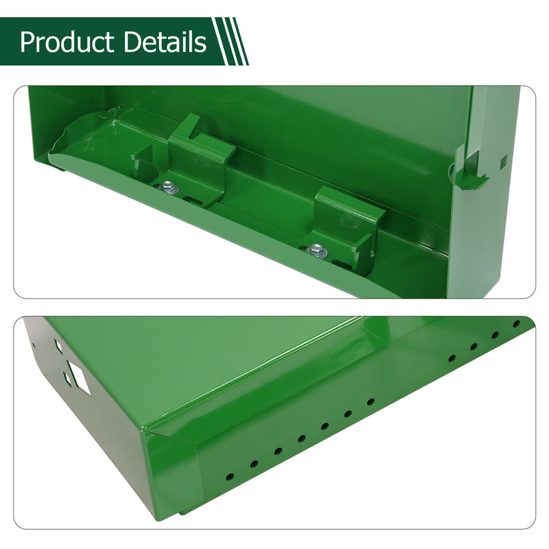 DURAFORCE LH+RH Powder Coated Battery Box w/ Bracket For John Deere 4010 4020 4320 4520