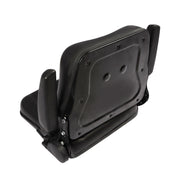 DURAFORCE Universal Tractor Seat For Forklift Excavator Skid Loader w/ Armrest+ Safty Belt