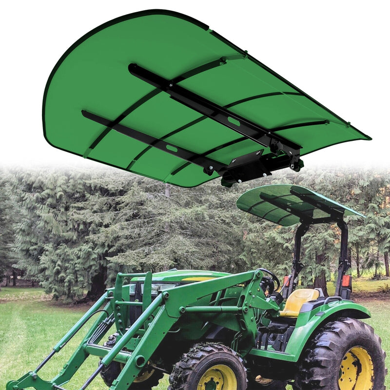 DURAFORCE Tuff Top Tractor Canopy 52" X 52" For John Deere 2" x 2" or 2" x 3" ROPS Green