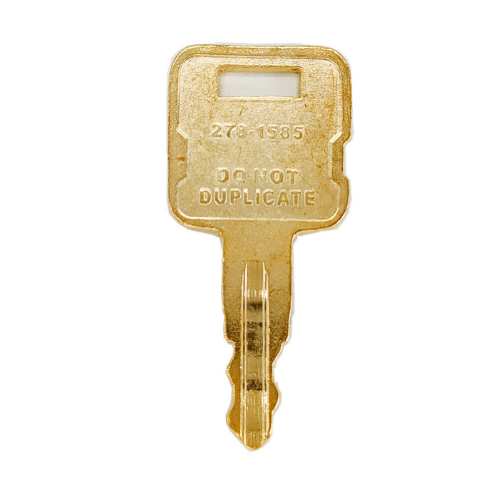 DURAFORCE 5pk Ignition Keys NEW golden CAT For Caterpillar Heavy Equipment #5P8500