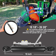 DURAFORCE Hydraulic Top Link Cat. 1-1 with Locking Block 18 1/8 - 26 3/8 SPH320032