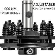 DURAFORCE Slip Clutch PTO Slip Clutch 1 3/8" Smooth Ends Black for PTO Slip Shafts