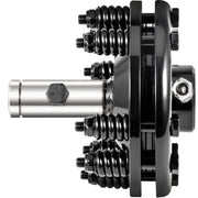 DURAFORCE Slip Clutch PTO Slip Clutch 1 3/8" Smooth Ends Black for PTO Slip Shafts