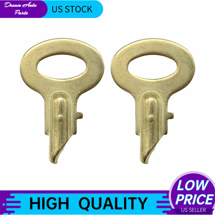 DURAFORCE 2Pcs Ignition Key For Allis Chalmers White Case IH Oliver Tractor Skid