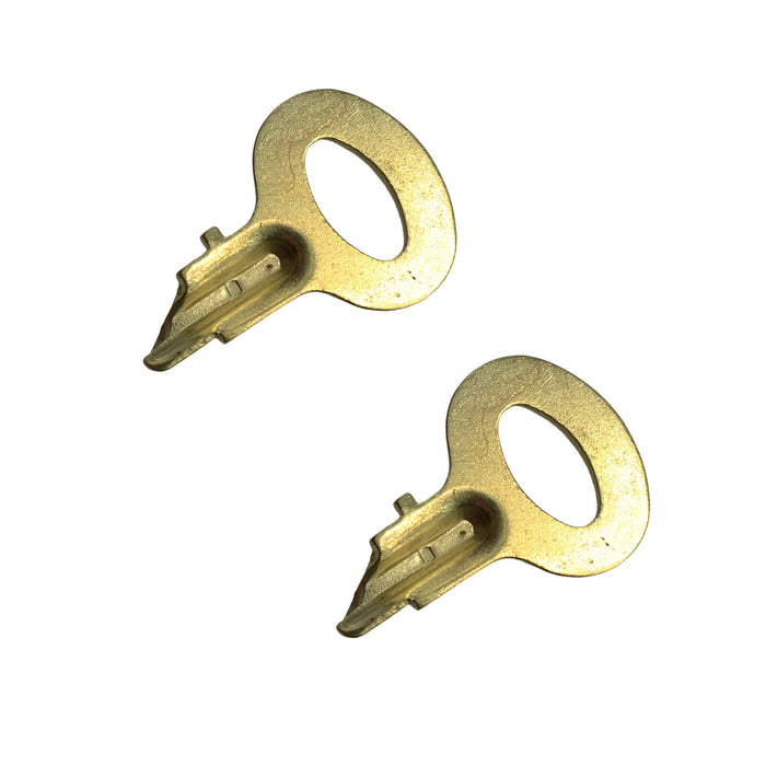 DURAFORCE 2Pcs Ignition Key For Allis Chalmers White Case IH Oliver Tractor Skid