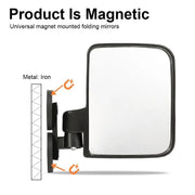 DURAFORCE Pair 228lb Rated Magnet Tractor Mover Side Mirror LH & RH For Kubota John Deere