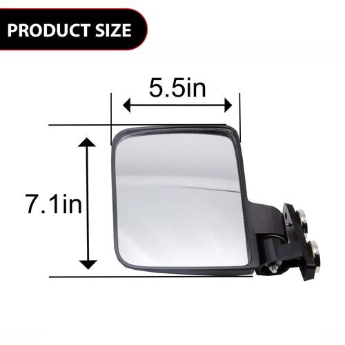 DURAFORCE For Kubota BX B John Deere 1025R Crawler Magnetic Tractor Mirrors Pair 228LB