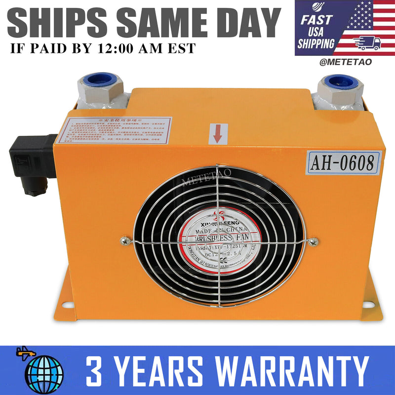 DURAFORCE Hydraulic Oil Cooler AH0608T-CA Air-cooled Radiator for 1-2 Ton Mini Excavators
