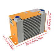 DURAFORCE Hydraulic Oil Cooler AH0608T-CA Air-cooled Radiator for 1-2 Ton Mini Excavators