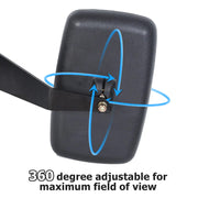 DURAFORCE Left + Right Rearview Mirror Set Fit For John Deere 5000 & 6000 Series Tractors