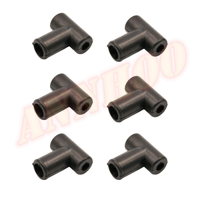 DURAFORCE T23425 (6) Fuel Injection Return Line T-Boots Fits John Deere 2510 4240 4630 820